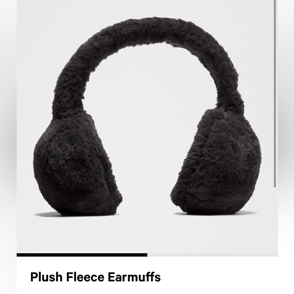 NWT Lululemon Soft Plush Fleece Earmuffs -